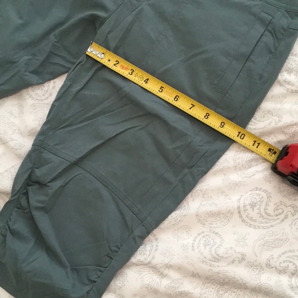 Prana Ravenna Knickers NWOT - dark teal green - size 6 - Picture 8 of 12